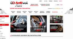 Desktop Screenshot of antivol-store.com
